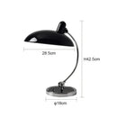 Axyaa Bauhaus Desk Lamp for Bedroom and Study, Vintage Nordic Retro Design