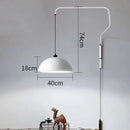 Axyaa Modern Industrial LED Wall Chandelier - Adjustable Swing Arm for Living Room