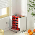 Axyaa Kitchen Instant Noodle & Tissue Storage Box: Multi-functional Desktop Shelf