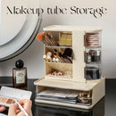 Axyaa Rotating Makeup Organizer with Drawers - Stationery Storage Box for Vanity