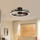 Axyaa Foldable Ceiling Fan with LED Light & Remote Control | Modern Bedroom Living Room Lighting