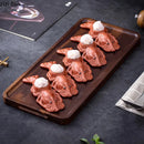 Axyaa Purple Clay Shrimp Plate - Dessert Dim Sum Sushi Serving Molecular Cuisine Tableware