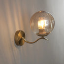 Axyaa Nordic Glass Wall Lamp Modern Minimalist Living Bedroom Light