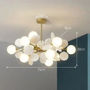 Axyaa Floral Branch Chandelier LED Pendant Lamp for Home Decor