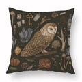 Axyaa Retro Flower Fox Pillowcase in Peach Skin Velvet.