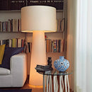 Axyaa Fabric Art Floor Lamp for Villa Living Room Study Bedroom Restaurant