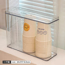 Axyaa Coffee Table Cup Holder & Dustproof Storage Box - Disposable Cup Organizer