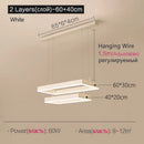 Axyaa Square Frame Chandelier for Living Room, Bedroom, and Dining Room