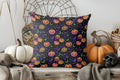 Axyaa Halloween Pumpkins & Witches Pillow Cover for Sofa, Bedroom, Car
