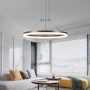 Axyaa Nordic Crystal Ring Chandelier for Home Indoor Lighting