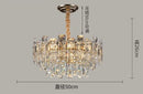 Axyaa Crystal Pendant Light: Modern Luxury Chandelier for Living Room, Bedroom, Dining Room