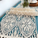 Axyaa Rural Heavy Industry Crochet Cotton Lace Tablecloth Tea Table Cover