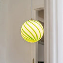 Axyaa Lollipop Chandelier Candy Ball Pendant Light for Living Kid Room Hotel Décor