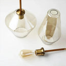 Axya Glass Chandelier: Modern Lighting for Home Dining Room, Kitchen, and Bar