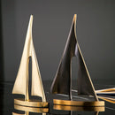 Axya Copper Sailing Boat Decoration for Home, Office, and Living Room
