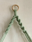Axyaa Leaf Tassel Macrame Wall Hanging Shelf: Boho Rustic Home Decor for Living Room, Bedroom, Nursery