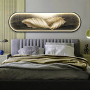 Axyaa LED Feather Wall Lamp for Bedroom Decor