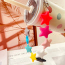 Axyaa Silicone Handle Strap for Stanley Straw Cup - Cute & Colorful Star Design