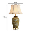 Axyaa Ceramic Desk Lamp: Luxury Classical Table Light for Bedroom, Living Room & Home Décor
