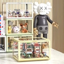 Axyaa Magnetic Action Figures Display Cabinet for Blind Box Storage