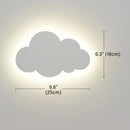 Axyaa Cartoon Cloud LED Wall Lamp for Children's Bedroom