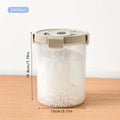 Axyaa Plastic Food Storage Box Handle Sealed Coffee Sugar Container