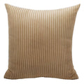 Axyaa Soft Corduroy Cushion Cover Striped Throw Pillow Case for Home Decor