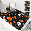 Axyaa Halloween Pumpkin Ghost Cartoon Non-Slip Drying Mat