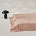 Axyaa Luxury Lyocell Flat Sheet, Smooth Silky Grey Bed Sheet for Cooling & Breathable Summer Sleep