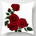 Axyaa Red Roses Square Large Pillow Cases High Quality Thick Covers