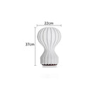 Axyaa Wabi Sabi Art Deco Fabric Floor Lamp