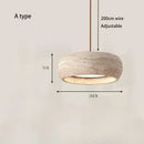 Axyaa Nordic Stone LED Pendant Lamp for Modern Living Room & Bedroom Decor
