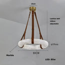 Axyaa Marble Leather LED Pendant Light for Bedroom & Living Room
