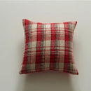 Axyaa Knitted Plaid Cushion Cover: Rural Style Comfort for Home Decor