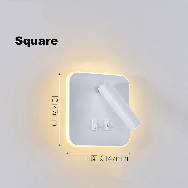 Axyaa Adjustable LED Wall Lamp for Room, Study, Bedside - Indoor Lighting