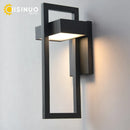 Axyaa Outdoor LED Wall Light 10W Retro Vintage Black Garden Porch Sconce Street Light