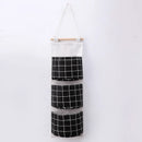 Axyaa Hanging Storage Organizer - 3 Pockets Waterproof Wall Mounted Closet Sundries Bag
