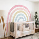 Axyaa Rainbow Wall Decals Peel Stick Fabric Nursery Decor Kids