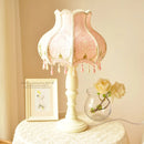 Axyaa Lace Princess LED Desk Lamp Pink Bedroom Bedside Study Lights