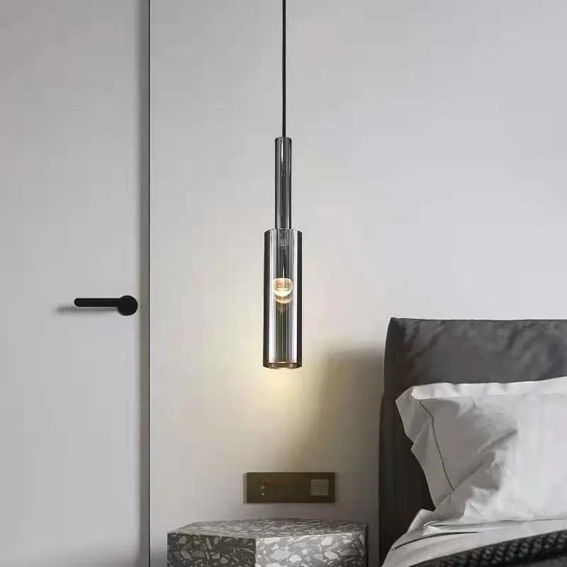 Axyaa Nordic Copper Crystal Pendant Lights - Modern Luxury Indoor Lighting