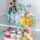 Axyaa Kitchen Storage Organizer Rack Tray for Fridge, Counter, Cabinet - Beverage, Utensil, Spice Holder