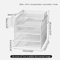 Axyaa Multi-Layer File Rack & Desk Organizer for Office, Bookshelf & Document Storage