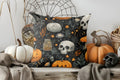 Axyaa Halloween Castle Pumpkin Print Pillow Cover for Sofa Bedroom Car