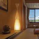 Axyaa Bamboo Woven Table Lamp: Nordic Design, LED Light for Home Decor
