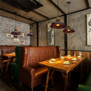 Axyaa Retro Industrial Pendant Light Rustic Chandelier E27 Dome Shade