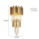 Axyaa Art Deco Crystal Tier Chandelier for Dinning Room