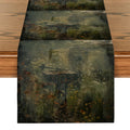 Axyaa Floral Table Runner for Kitchen Dining Home Decor
