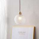 Axyaa Glass Ball LED Pendant Lamp Copper Socket Modern Nordic Home Indoor Lighting