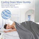 Axyaa Double-Sided Cooling Throw Blanket for Hot Sleepers