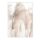 Pampas Grass Canvas Painting Poster by Axyaa - Scandinavian Art for Living Room